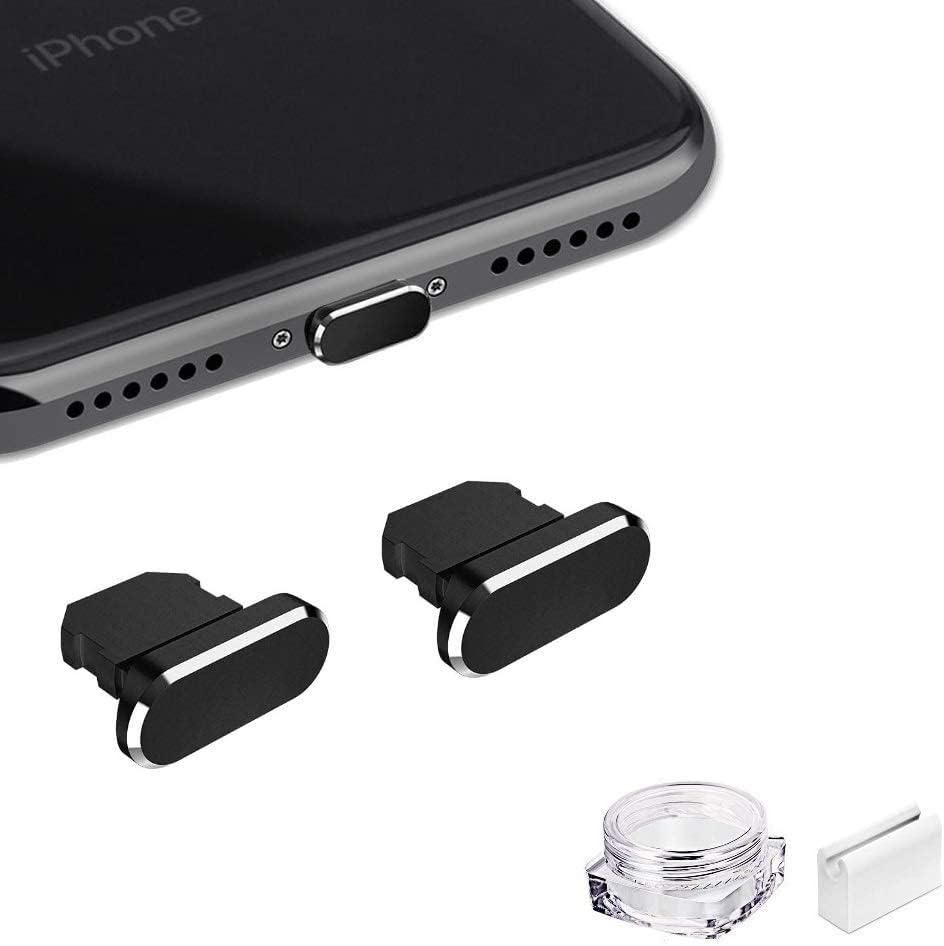 Lightning Port Protective Caps for iPhone (Pack of - 2 Soft Plug)