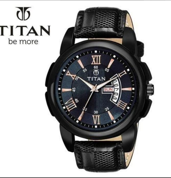 TITAN BLACK WATCH FOR MEN (Pack of 2)