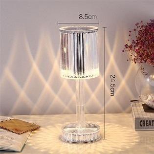 Crystal Table Lamp ( White )