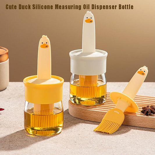 Silicone Brush and high Temperature Resistant Oil Bottle