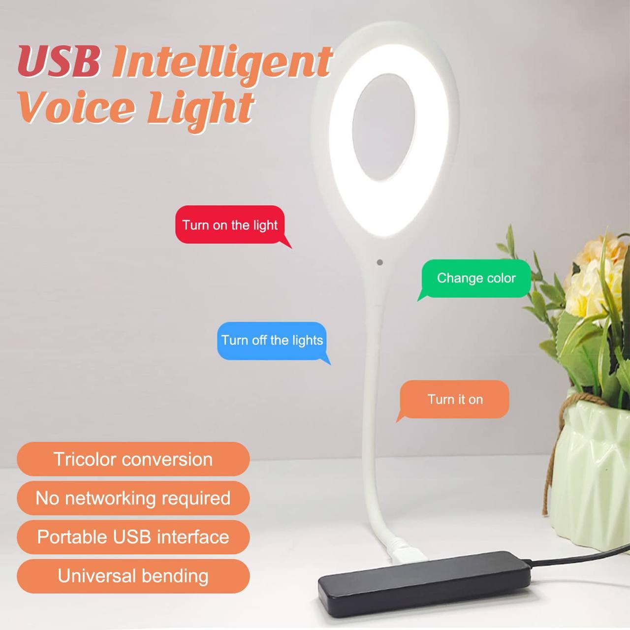 USB Clip-On Flexible Desk Lamp - Adjustable LED Reading Light