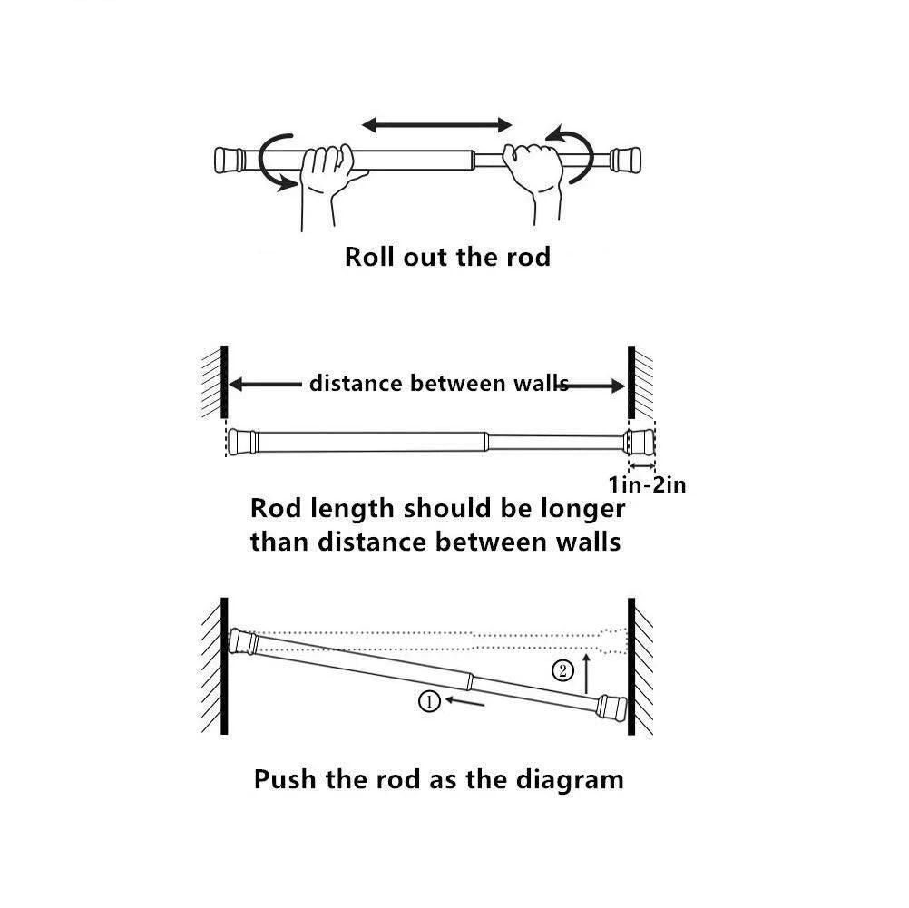 Drill-Free Adjustable Rod