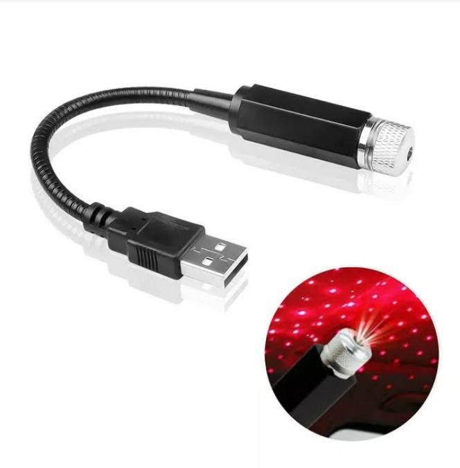 USB Star projector for Ceiling (Red)