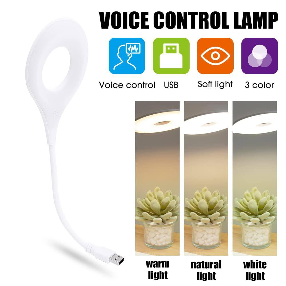 USB Clip-On Flexible Desk Lamp - Adjustable LED Reading Light