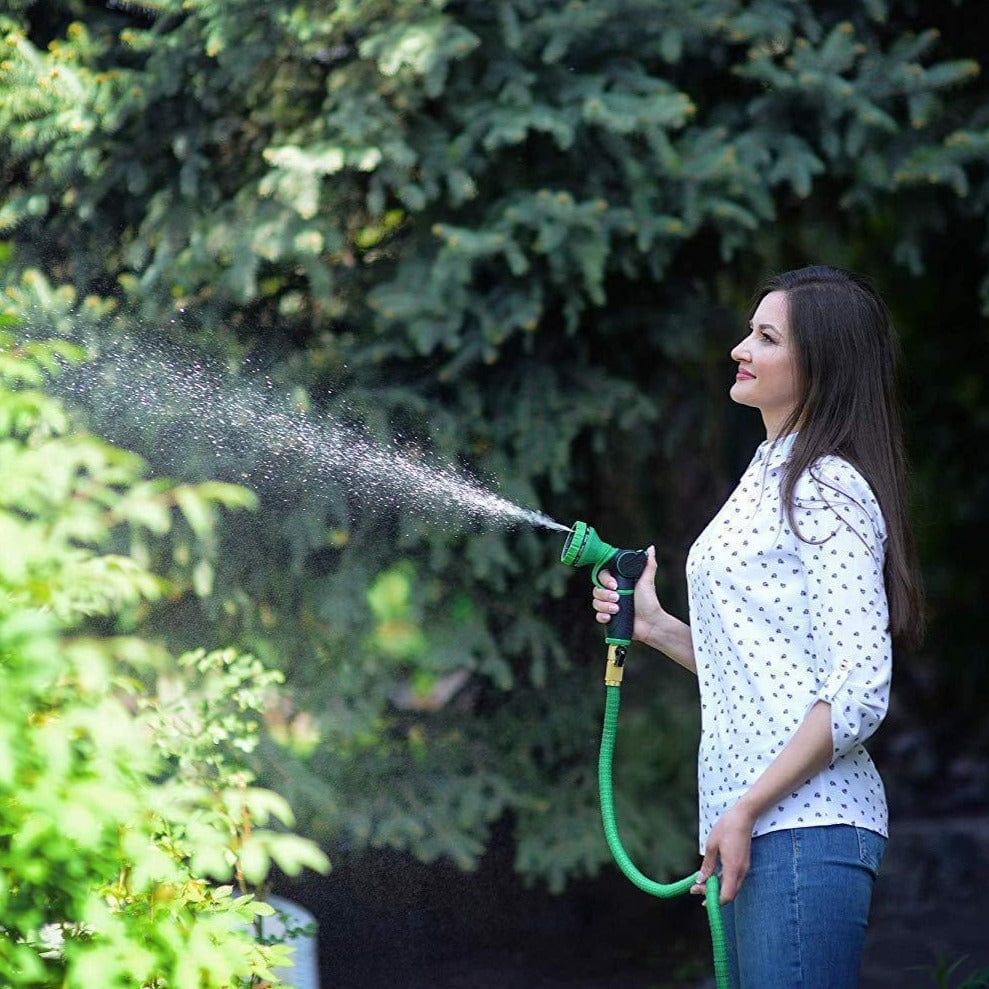 Plastic Hose Pipe with Spray Gun to Watering Garden and Washing Cars