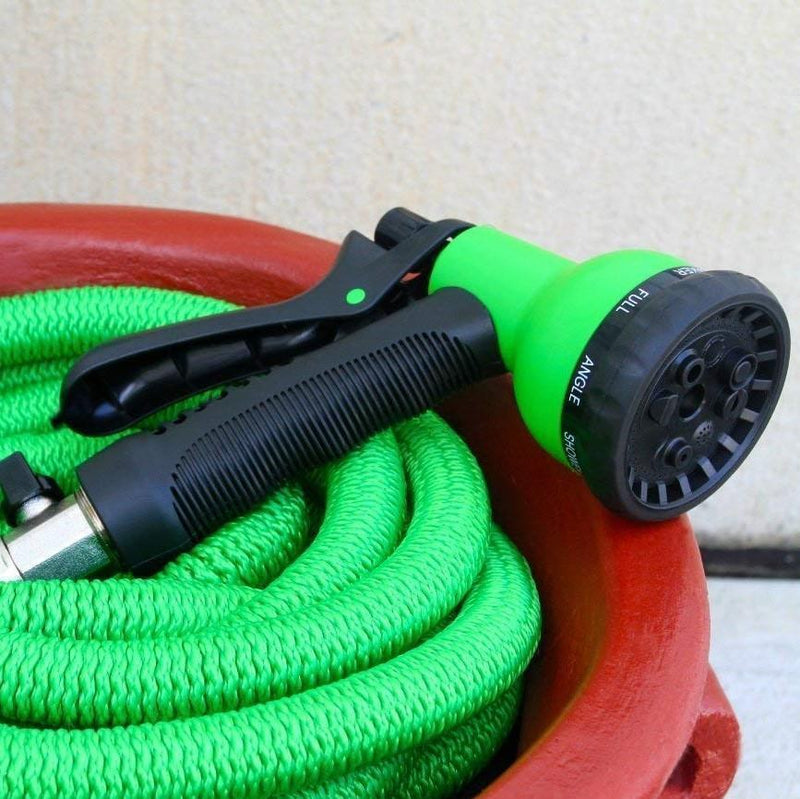 Plastic Hose Pipe with Spray Gun to Watering Garden and Washing Cars